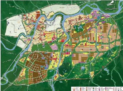 衢州市区及产业新城总规方案图