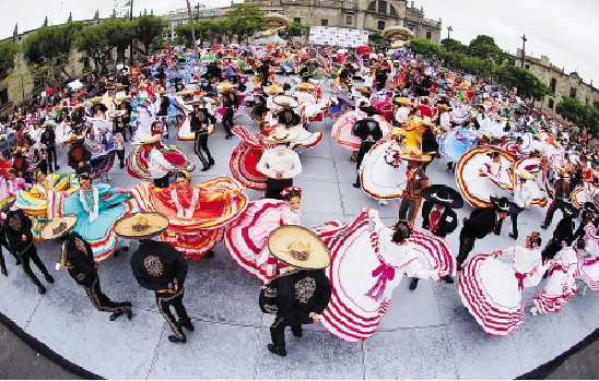 墨西哥草帽舞民间舞团图片