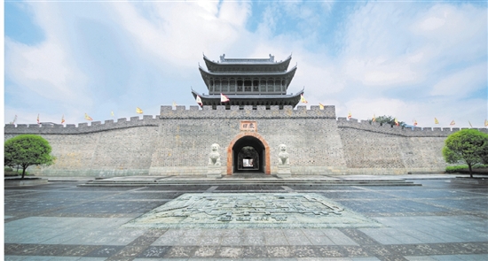 梅城古城墙图片