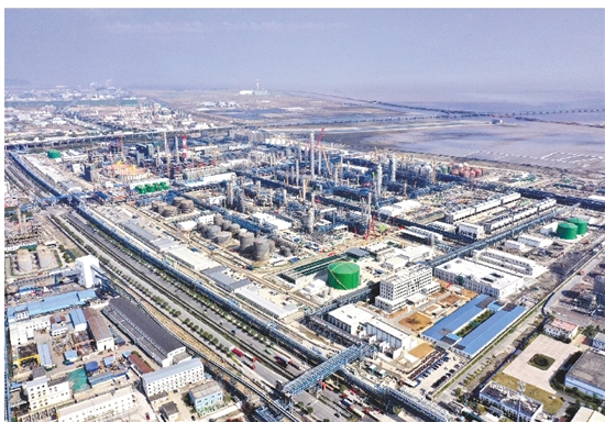 镇海炼化大项目建设场景